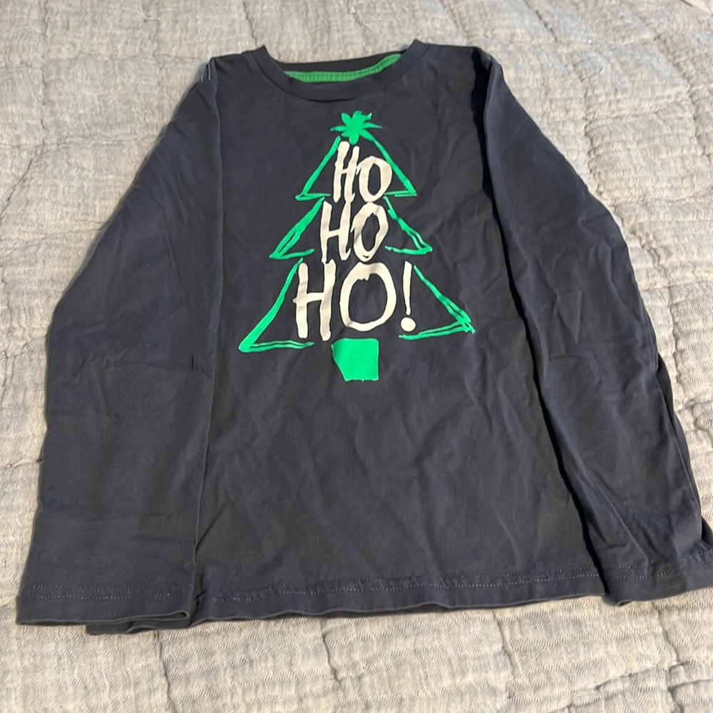 Kids Boden Holiday Long Sleeve Tee